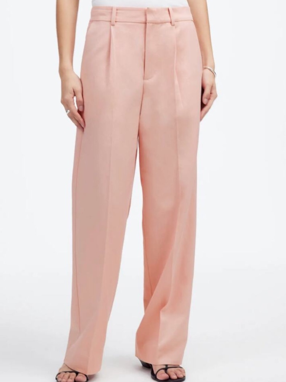 NWT Madewell Slouchy Straight Pants in Brushed Twill | sz 8